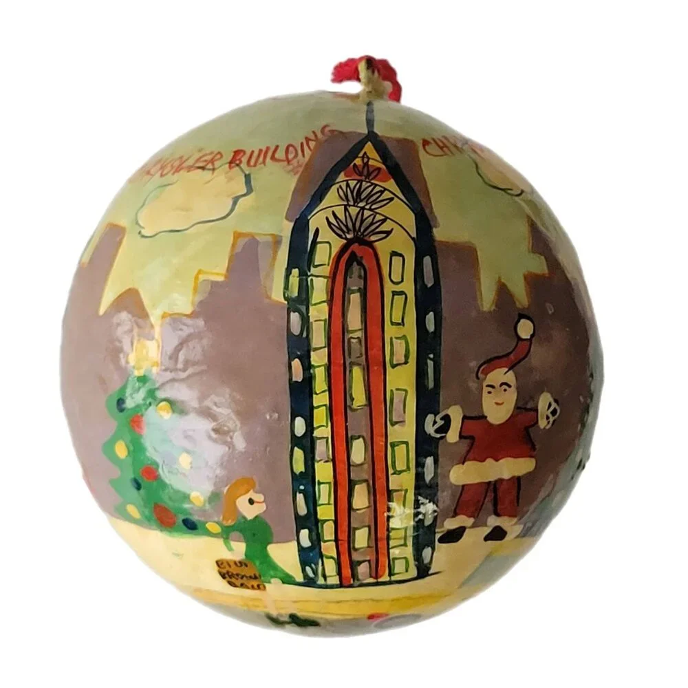 Bloomingdale's NYC Christmas Holiday Ornament Chrysler Building Vintage